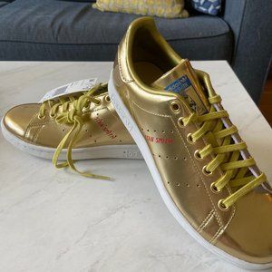 Adidas, Stan Smith,  Gold Metallic, NEW IN BOX